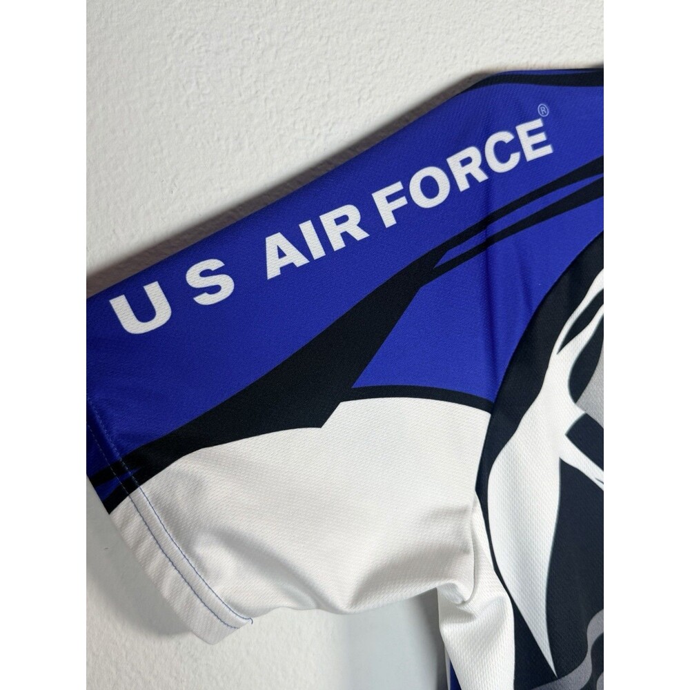 Primal Wear US Air Force Cycling Jersey Men's XL 3/4 Zip Road Bike Shirt Blue - Picture 5 of 9